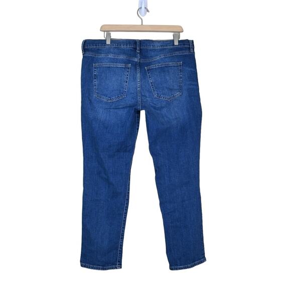 GAP Real Straight Jeans Womens 33/16 Short Dark Wash - Picture 2 of 11